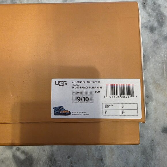 New Ugg x Palace Ultra Mini Boot Blue Camo - Picture 10 of 13